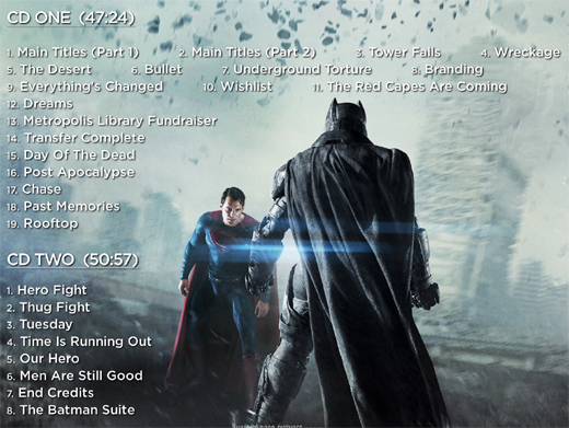 BATMAN V SUPERMAN: DAWN OF JUSTICE (Expanded) (2CD)